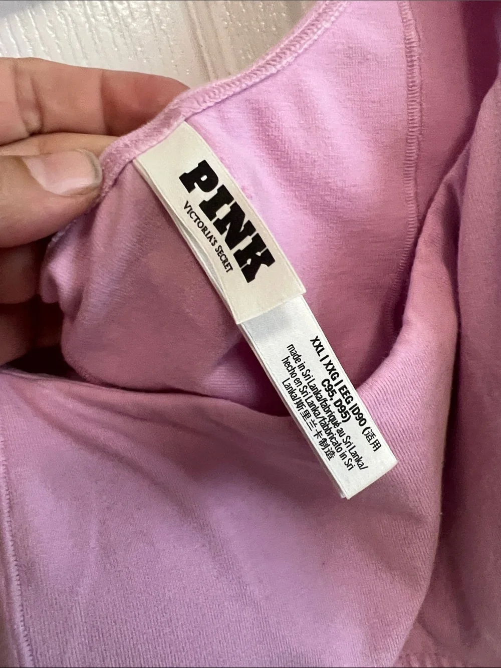 PINK Victoria's Secret Dusty Pink High-Waist Leggings & Sports Bra Set